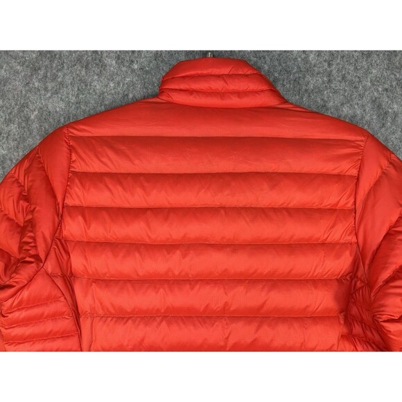 Patagonia Jacket Womens XL Red Down Sweater Puffer Coat Full Zip Warm Goose Down - Picture 4 of 14